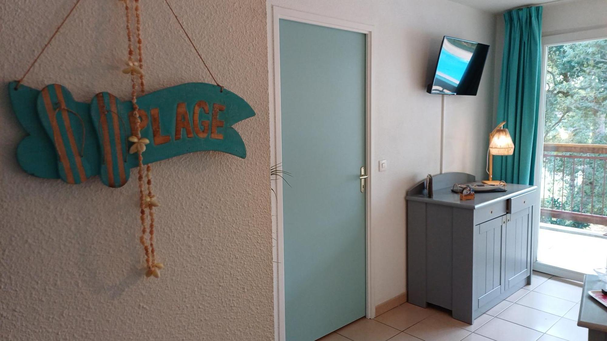 T2 Turquoise Avec Piscine Et Tennis Ondres