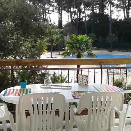 T2 Turquoise Ondres Plage Avec Piscine Et Tennis Buitenkant foto