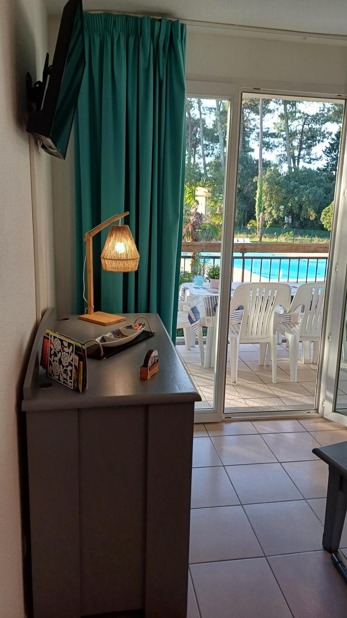 T2 Turquoise Avec Piscine Et Tennis Apartment Ondres